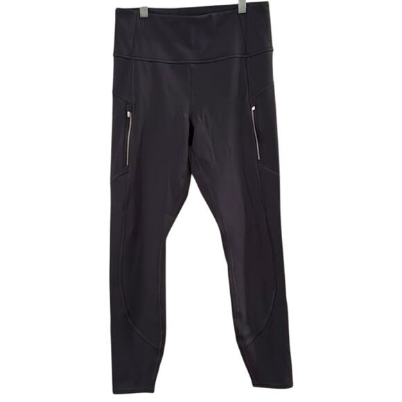 Athleta Rainer Tights Black High Rise Size Large - Picture 3 of 5